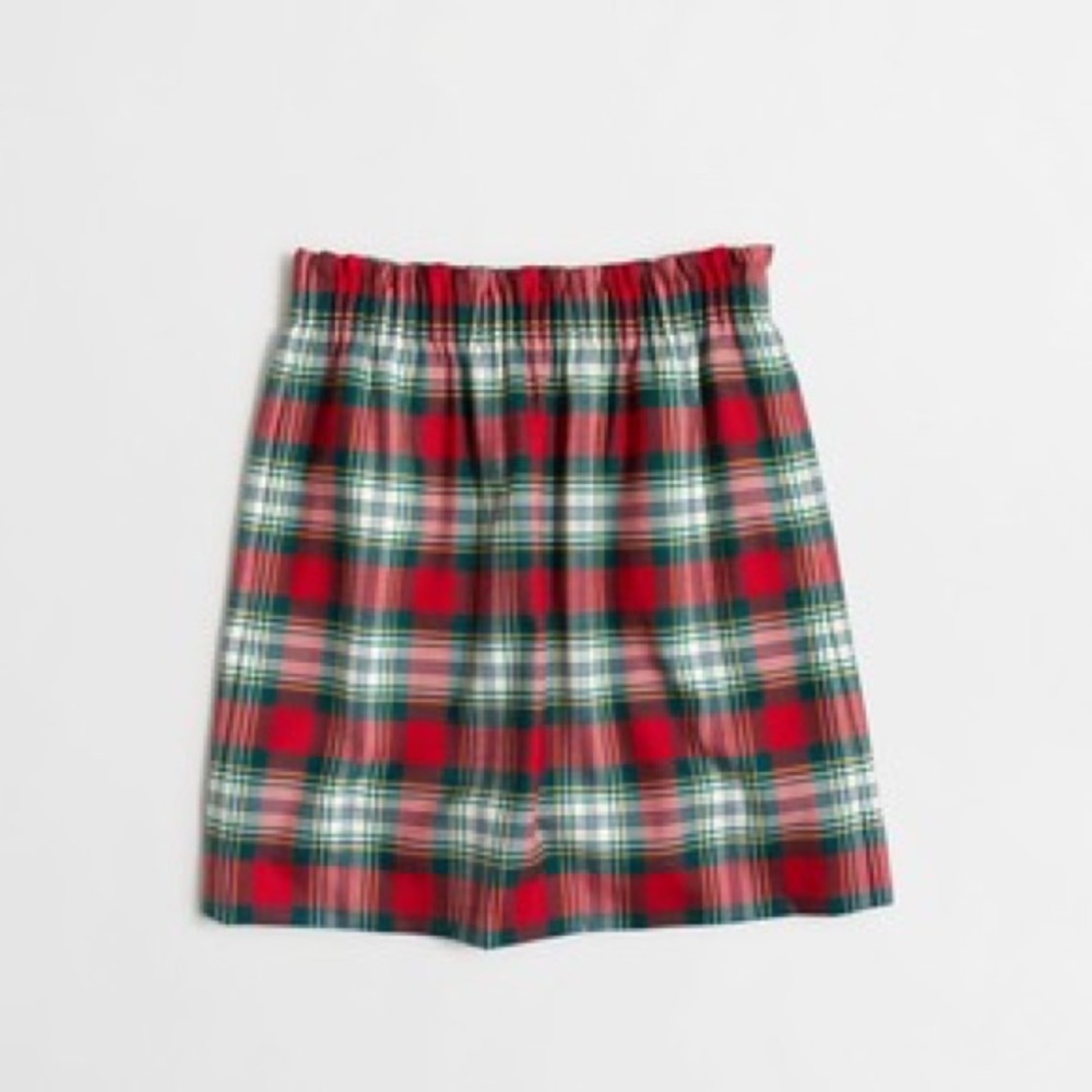 J. Crew Plaid Sidewalk Skirt